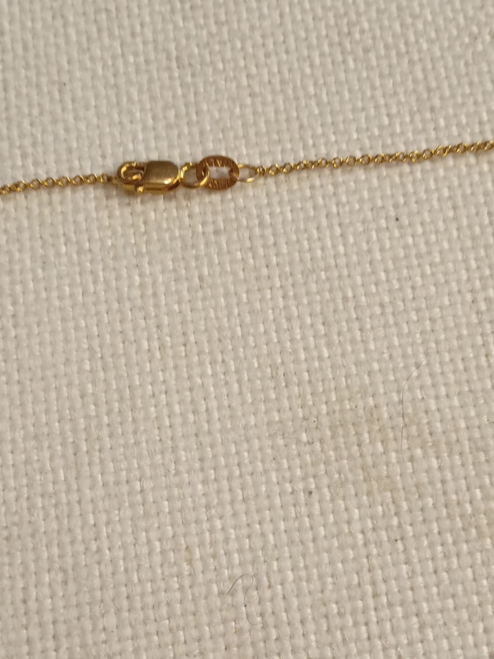 Delicate 14k Yellow Gold Chain Necklace, With Lobster Claw Clasp - Picture 4 of 5